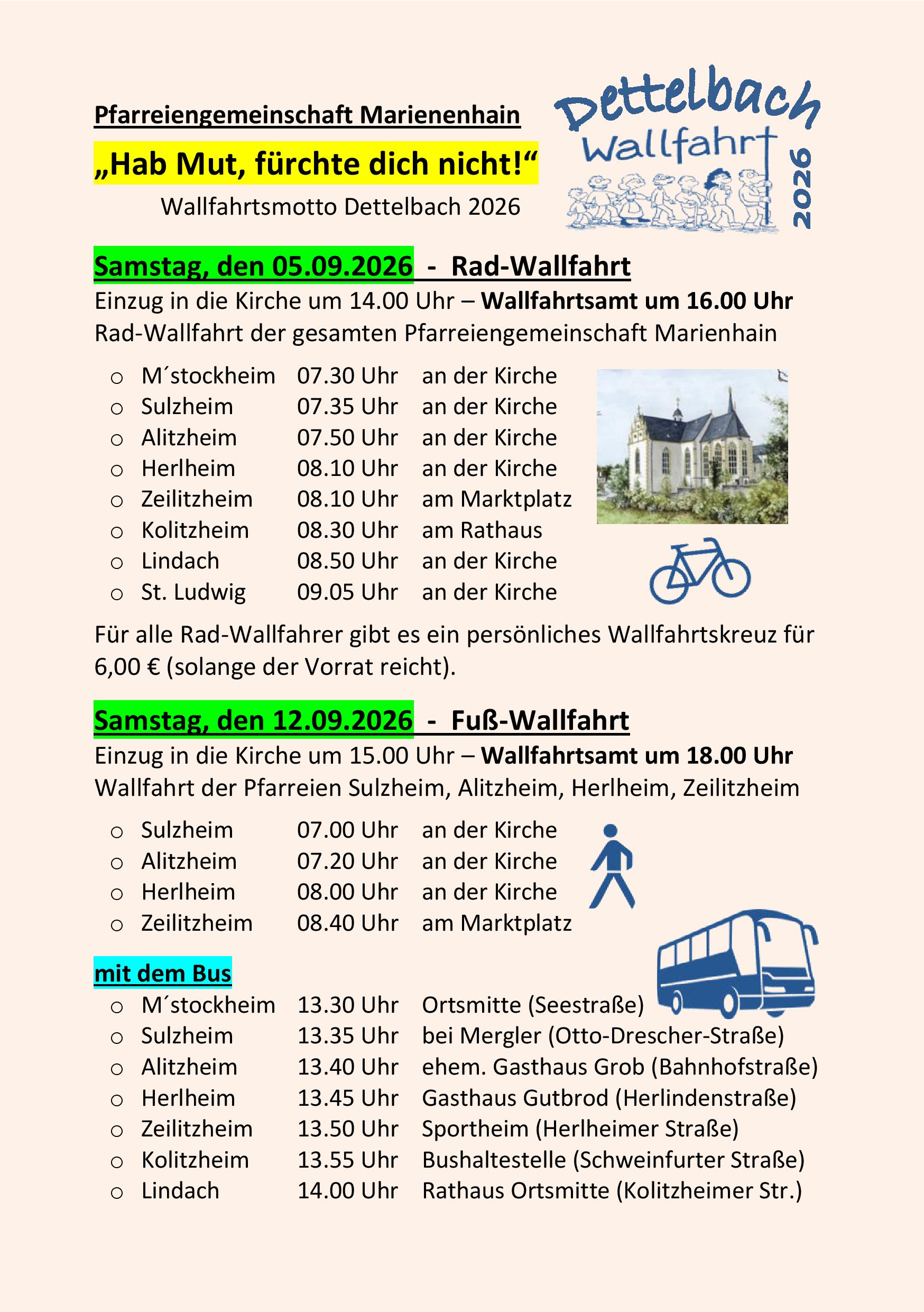Dettelbach Wallfahrt 2026 1